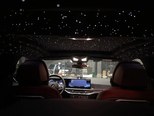 Precautions for installing the starlight headliner.
