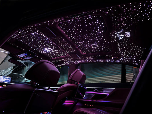 Install a starry sky interior: Create a personalized luxury cabin experience with a starlight headliner kit.