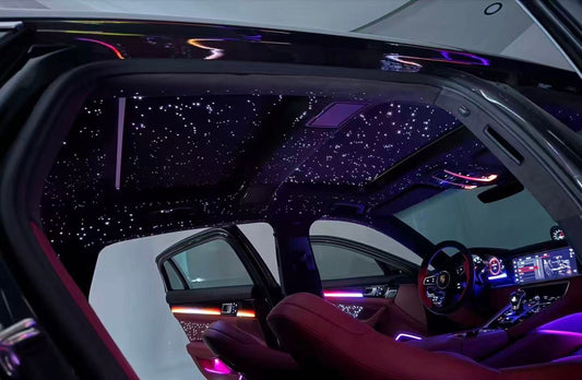 The Panamera's dazzling starlight roof