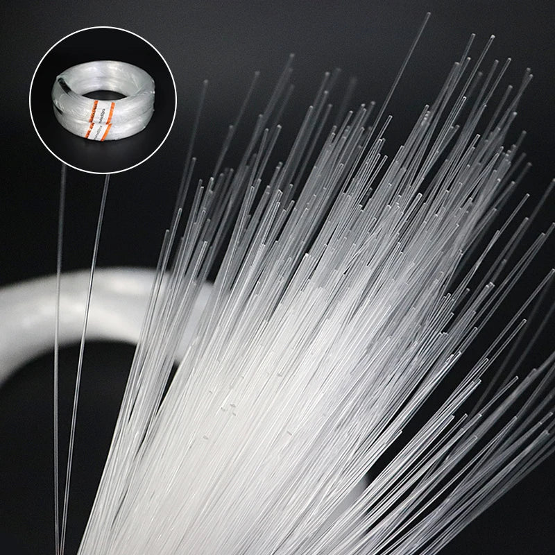 End Glow Fiber Optic cable  PMMA Cable for Starry Sky light Star Ceiling Light For Car Home interior Decor