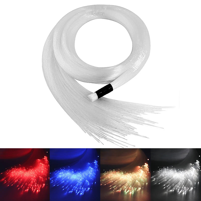End Glow Fiber Optic cable  PMMA Cable for Starry Sky light Star Ceiling Light For Car Home interior Decor